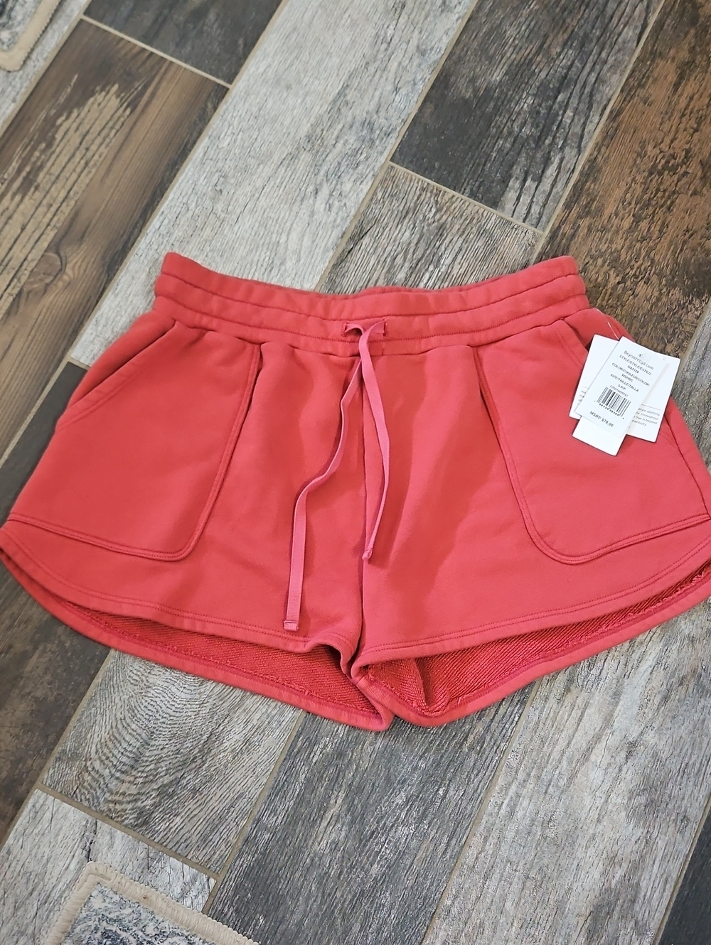 Beyond Yoga Drawstring Pocket Athletic Shorts